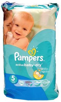 Подгузники Pampers Active Baby-Dry Junior 11-18кг 10шт 4015400815464