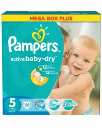 Подгузники Pampers Active Baby-Dry Junior 11-18кг 126шт 4015400737636