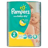 Подгузники Pampers New Baby-Dry Mini 3-6кг 17шт 4015400647515
