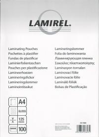 Пленка для ламинирования Lamirel А4 125мкм 100шт LA-78660
