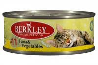 Корм Berkleypet Тунец/Овощи №11 100g 75110/№11 для кошек