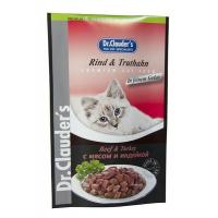 Корм Dr.Clauders Мясо/Индейка 100g для кошек 211185
