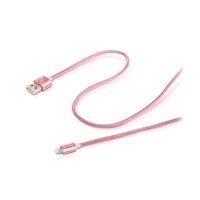 Аксессуар Celly MFi USB-Lightning Pink Gold USBLIGHTTEXRG
