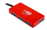 Хаб USB PC PET ColorBoxRed USB 3.0