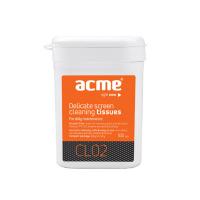 Аксессуар Acme CL02 Чистщие салфетки дл кранов TFT/LCD 100шт