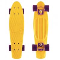 Скейт Y-SCOO Big Fishskateboard 27 Yellow-Dark Purple 402-Y
