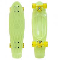 Скейт Y-SCOO Big Fishskateboard Glow 27 Yellow-Yellow 402E-Y