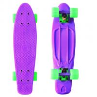 Скейт Y-SCOO Fishskateboard 22 Purple-Green 401-Pr