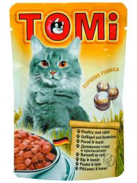 Корм TOMI Птица/Кролик 100g 133.022 для кошек