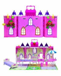 Кукольный домик 1Toy Красотка Замок для кукол Земляничка Т56584