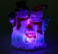 Новогодний сувенир Luazon Семья снеговиков RGB 1077360