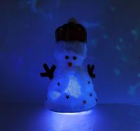 Новогодний сувенир Luazon Праздничный снеговик Blue 1077506