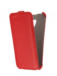 Аксессуар Чехол Meizu M3E Activ Flip Case Leather Red 61609