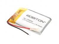 Аккумулятор LP502540 - Robiton 3.7V 450mAh LP450-502540 14074