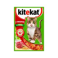 Корм Kitekat Говядина в желе 85g для кошек 10151299