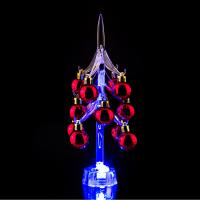 Новогодний сувенир Lefard Елочка с шарами 25cm с подсветкой 786-167