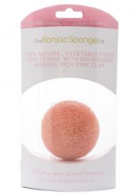 Средство для ухода за лицом The Konjac Sponge Company Premium мини-спонж с розовой глиной - подарочный