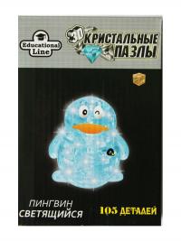 3D-пазл Crystal Puzzle Пингвин XL Светильник HJ050741