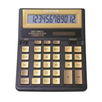 Калькулятор Citizen SDC-888TIIGE Gold - двойное питание