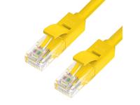 Сетевой кабель Greenconnect UTP 24AWG cat.5e RJ45 T568B 5m Yellow GCR-LNC02-5.0m