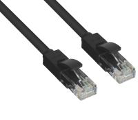 Сетевой кабель Greenconnect UTP 23AWG cat.6 RJ45 T568B 20m Black GCR-LNC606-20.0m