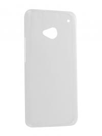 Аксессуар Чехол HTC One M7 Krutoff Silicone Transparent 10649