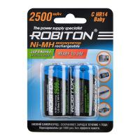 Аккумулятор C - Robiton C/HR14 2500 mAh RTU2500MHC BL2 14221 (2 штуки)