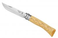 Нож Opinel Tradition Nature №07 волны 001552 - длина лезвия 80мм