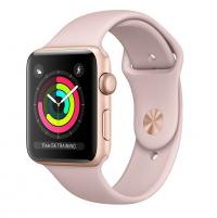 Умные часы APPLE Watch Series 3 38mm Gold with Pink Sand Sport Band MQKW2RU/A