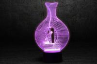 3D лампа 3d Lamp Птица в клетке
