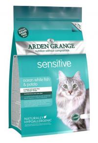 Корм Arden Grange Adult Cat Sensitive 0.4kg для взрослых кошек с деликатным желудком и чувствительной кожей AG618236