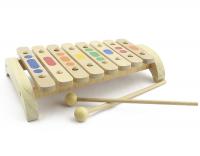 Детский музыкальный инструмент Мир деревнных игрушек Ксилофон 8 тонов дерево Д045