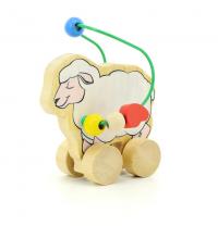 Игрушка Мир деревянных игрушек Лабиринт-каталка Овца Д366