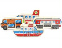 Игрушка Мир деревянных игрушек Магнитные фигуры Транспорт Д383