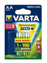 Аккумулятор AA - Varta R6 1600 mAh (2 штуки)