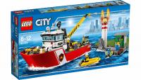 Конструктор Lego City Пожарный катер 60109