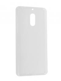 Аксессуар Чехол для Nokia 6 Gecko Transparent-Glossy White S-G-NOK6-WH