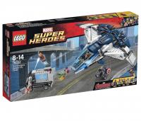 Конструктор Lego Marvel Super Heroes Городская погоня на Квинджете Мстителе 76032
