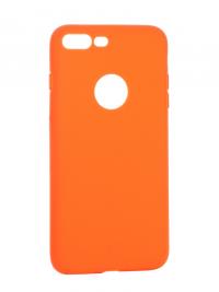 Аксессуар Чехол Krutoff Silicone для iPhone 7 Plus Orange 11833