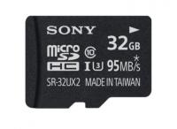 Карта памяти 32Gb - Sony micro SDHC UHS-1 U3 Class 10 SR32UX2AT с переходником под SD