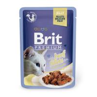 Корм Brit Premium Говядина в желе 85g для кошек 518470