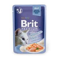 Корм Brit Premium Лосось в желе 85g для кошек 518487