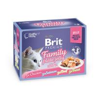 Корм Brit Premium Family Plate Jelly Семейная тарелка 85g для кошек 519408