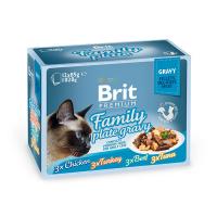Корм Brit Premium Family Plate Gravy Семейная тарелка 85g для кошек 519422