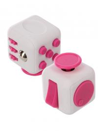 Игрушка антистресс Fidget Cube Original White-Pink