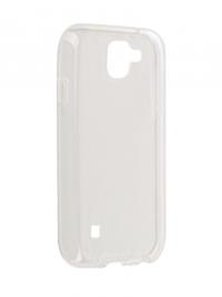 Аксессуар Чехол LG K3 K100 Gecko Transparent-Glossy White S-G-LGK3-WH