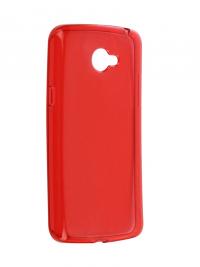 Аксессуар Чехол LG K5 X220ds Gecko Transparent-Glossy Red S-G-LGK5-RED