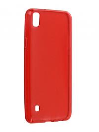 Аксессуар Чехол LG X Style Gecko Transparent-Glossy Red S-G-LGXS-RED