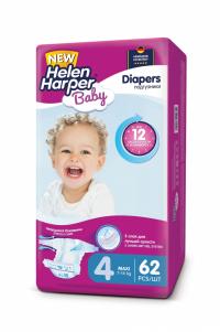 Подгузники Helen Harper Baby Maxi 7-14кг 62шт 2310400 / 2311079