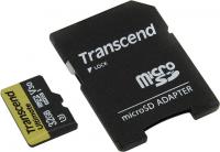 Карта памяти 64Gb - Transcend - Micro Secure Digital XC Class 10 UHS-I TS64GUSDU3M с переходником под SD